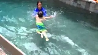 Nima's swimming lesson