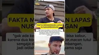 fakta mengerikan lapas Nusakambangan #ammarzoni #irvanhakim #trending #viralvideo #viralshorts