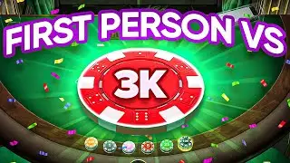 VOLATILE FIRST PERSON BLACKJACK SESSION (BIG SWINGS!)