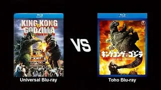 KING KONG VS. GODZILLA - Universal Blu-ray vs. Toho Blu-ray