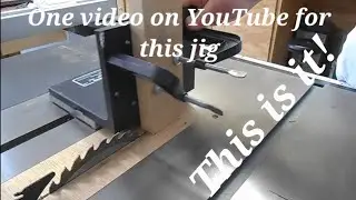 Craftsman Universal jig for a table saw. Splines, tenons and more.
