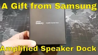Samsung Amplified Speaker Dock - A Special Gift From Samsung for S8/S8+ Pre-Orders
