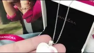 Pandora heart floating locket pendant necklace in charmsilvers.com