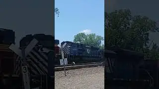 Montana Rail Link trails on a coal train in Memphis Tennessee