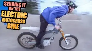 SENDING BIG GAPS ON THE CAKE ELECTRIC MOTOCROSS BIKE