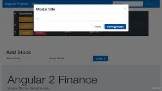 Ultimate Angular 4 (previously Angular 2) with Bootstrap 4 : Add a Simple Modal