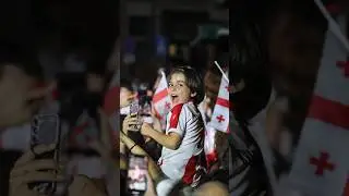 The Georgian national football team with its incredible fans after historical Euro 2024.