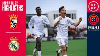 Resumen #PrimeraFederación | AD Ceuta FC 2-0 Real Madrid-Castilla | Jornada 22, Grupo 2