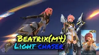 Beatrix(M4) Light Chaser is here🔥🔥Thankyou Moonton for the amazing skin #mlbb #mlbbbeatrix
