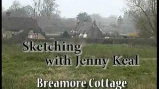 Sketch at Breamore, Hampshire