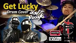 GET LUCKY | Daft Punk & Pharrell Williams | Drum Cover | by Eric Tambol | Odery Drums Brazil