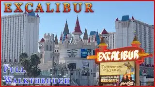 Excalibur Las Vegas Full Walkthrough | Resort Tower King Room | Pool | Gym