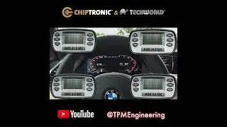 BMW X5 M50d Serie vs. Tuningbox #chiptronic #acceleration #chiptuning