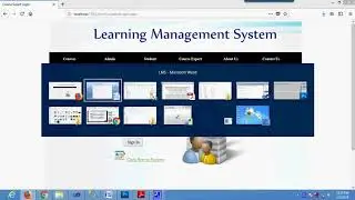 E Learning Management Maintain System in DOTNET