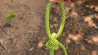 Learning to tie beautiful knot strings is good.