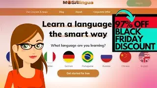 97% Off MosaLingua Language Bundle |Black Friday Sale #mosalingua #blackfridaysale #learnenglish