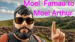 Moel Famau  to Moel Arthur.  North Wales