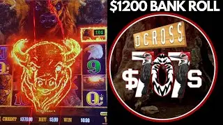 $1200 BANK ROLL VS BUFFALO LINK $5K MAXED OUT MAJOR CHASE