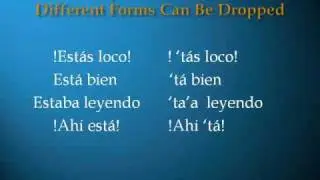 Peruvian Spanish - Informal Pronunciation