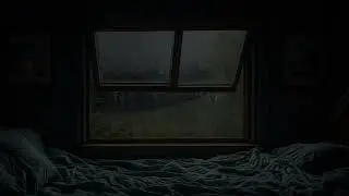 Soothing Heavy Rain at Night | Open Window Sounds for Insomnia Relief & Focus