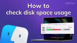 How to check disk space usage on a Mac (for macOS Monterey or earlier)