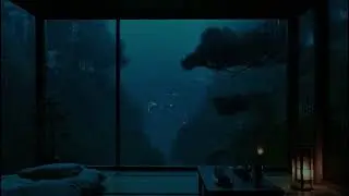 Rain Sounds in a Darkness Bedroom (No Ads) - Relaxing Ambience for Deep Sleep, Focus, and Meditation