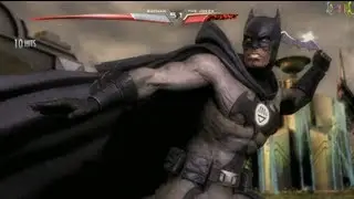 Injustice Gods Among Us Batman Blackest Night Costume Gameplay