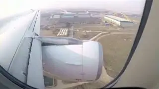 Landing and Taxiing @MAD with Iberia A319