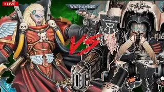 🩸Blood Angels vs ☣︎ Chaos Knights! Warhammer 40k Tabletop Simulator (TTS)!
