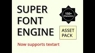 Scratch Font Engine with Text Art Support Tutorial 