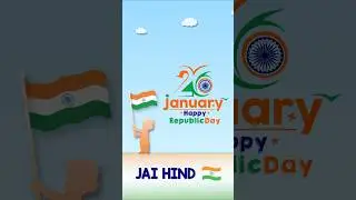 Happy Republic Day | 2D Animation #animation #happyrepublicday #aftereffects