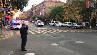 Кортеж Дмитрия Медведева в Ереване - Armenia Yerevan 2017