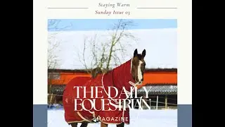 Issue 03 Vol 001: YouTube Channel Spotlight, Sauna for Riders, Horse Blanketing