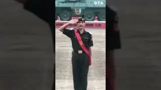 How to salute in NCC