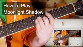 'Moonlight Shadow' Mike Oldfield Guitar Lesson
