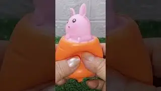 🌈🥕ASMR AWESOME SQUISHY CARROT POP UP RABBIT HEAD 10 #stressrelief #fidgettoys
