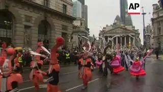 Lord Mayor of London's show parade procession