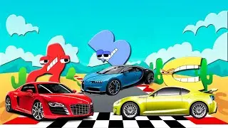 Alphabet Lore A B C + Sports cars