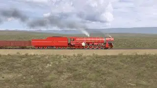 WIP: Simulation of South African Railways Class 26 steam locomotive No. 3450.