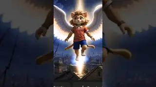 lion Cub Magical World 😱 💫 #shorts #youtubeshorts #aistory