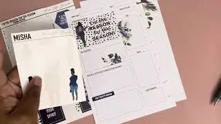 Decorate My Journal Pages With Me | Isis Ella Jewels | 2024 | Half Letter Discbound Journal
