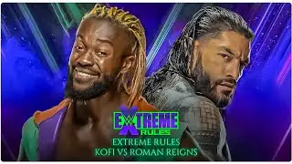 Extreme Rules - Intercontinental Championship - Roman Reigns vs Kofi Kingston