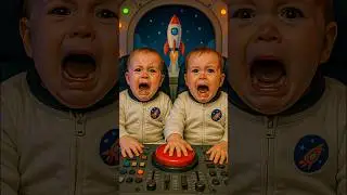 🚀 PART 3! Babies went to space 🌌 #ai #meteor #baby