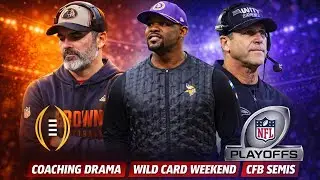 Football Chaos: Super Wild Card Weekend, CFB Semi-Finals, and Coaching Carousel!