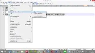 Tutorial How to split view another page document text in Notepad++