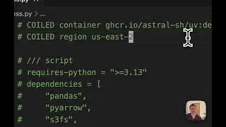 Run Python scripts on the cloud with uv and Coiled