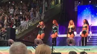 Little Mix at Newmarket races 27-08-16