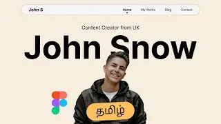 Depth effect using Background Removal technique | Figma Tamil தமிழ்
