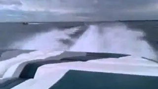 38 fountain Lake Michigan poker run twin HP 500 mercury racing 80 mph