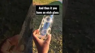 How to etch a glass #etch #howto #smallbusiness #2023